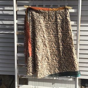 Magic wrap skirt, maxi skirt, boho skirt